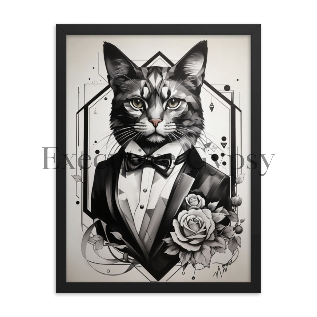 Sophisticated Gentleman Framed Print