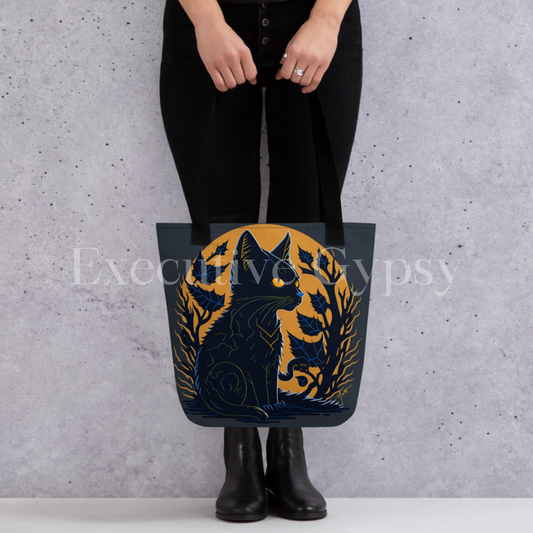 Purrfect Moon Tote bag