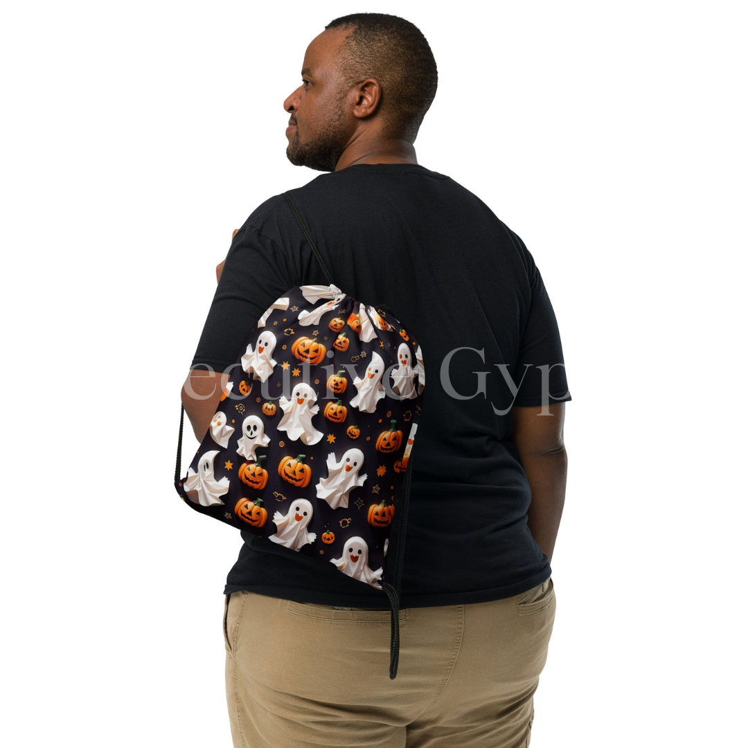 Pumpkin Party Drawstring bag