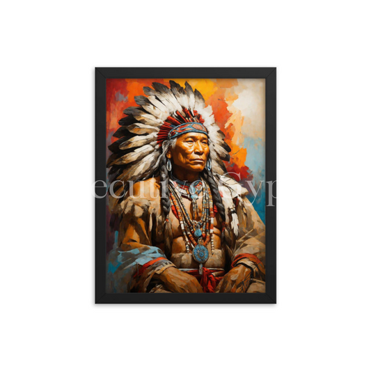 The Chief Framed Print