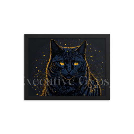 Magic Feline Framed print