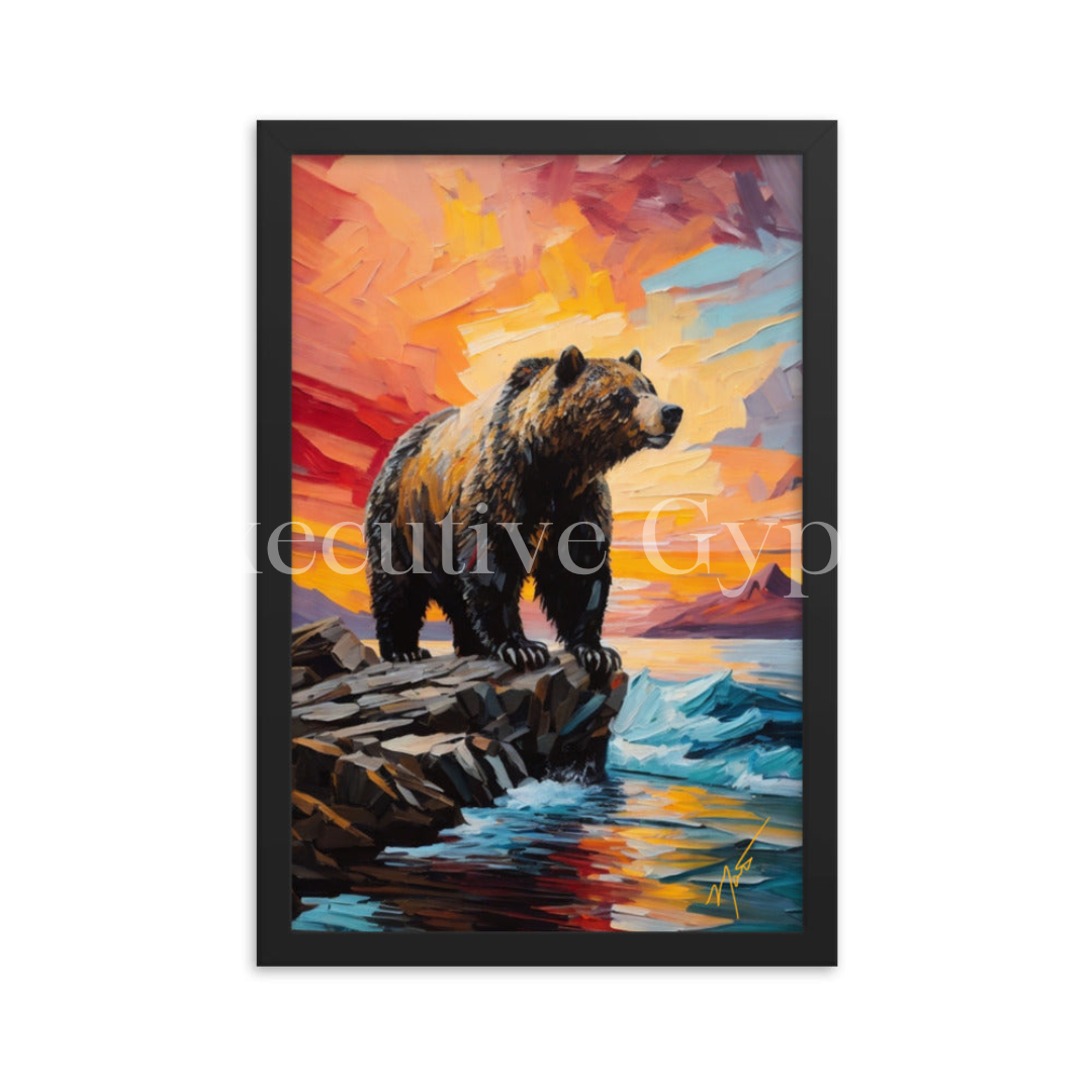 The Way of the Bear Framed Print