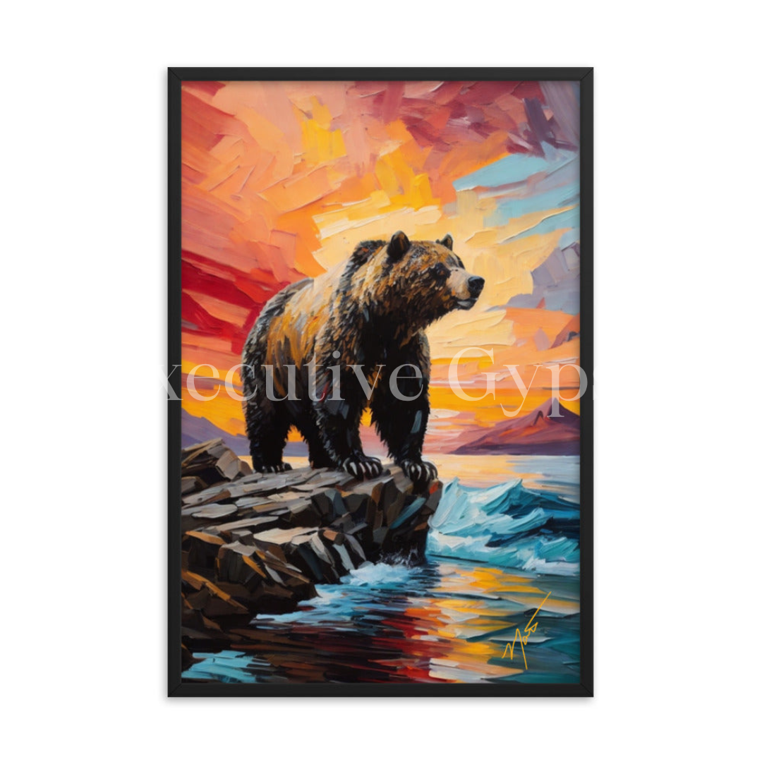 The Way of the Bear Framed Print