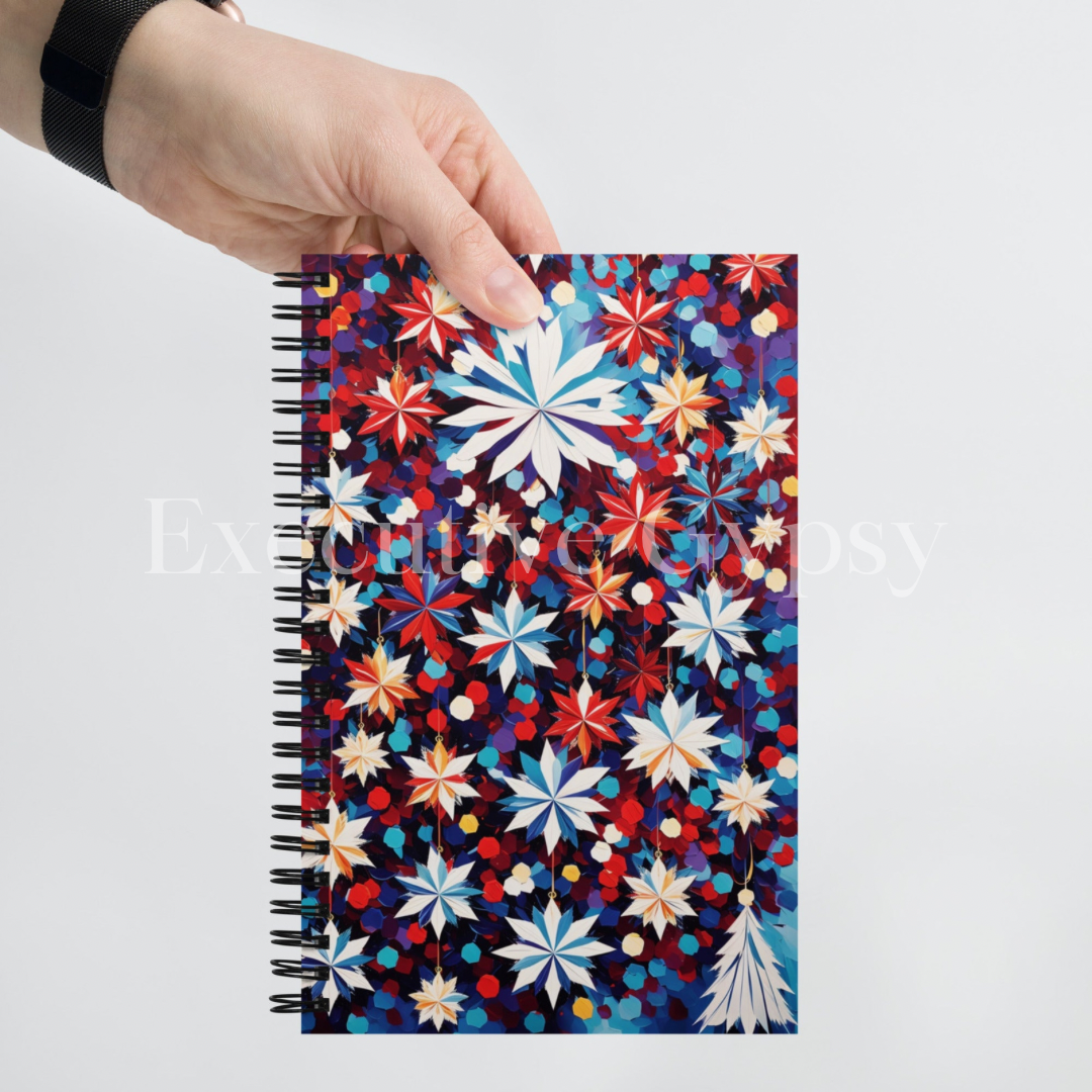 Holiday Spiral notebook