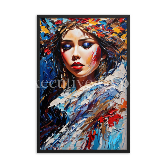 Biera The Queen of Winter Framed Print