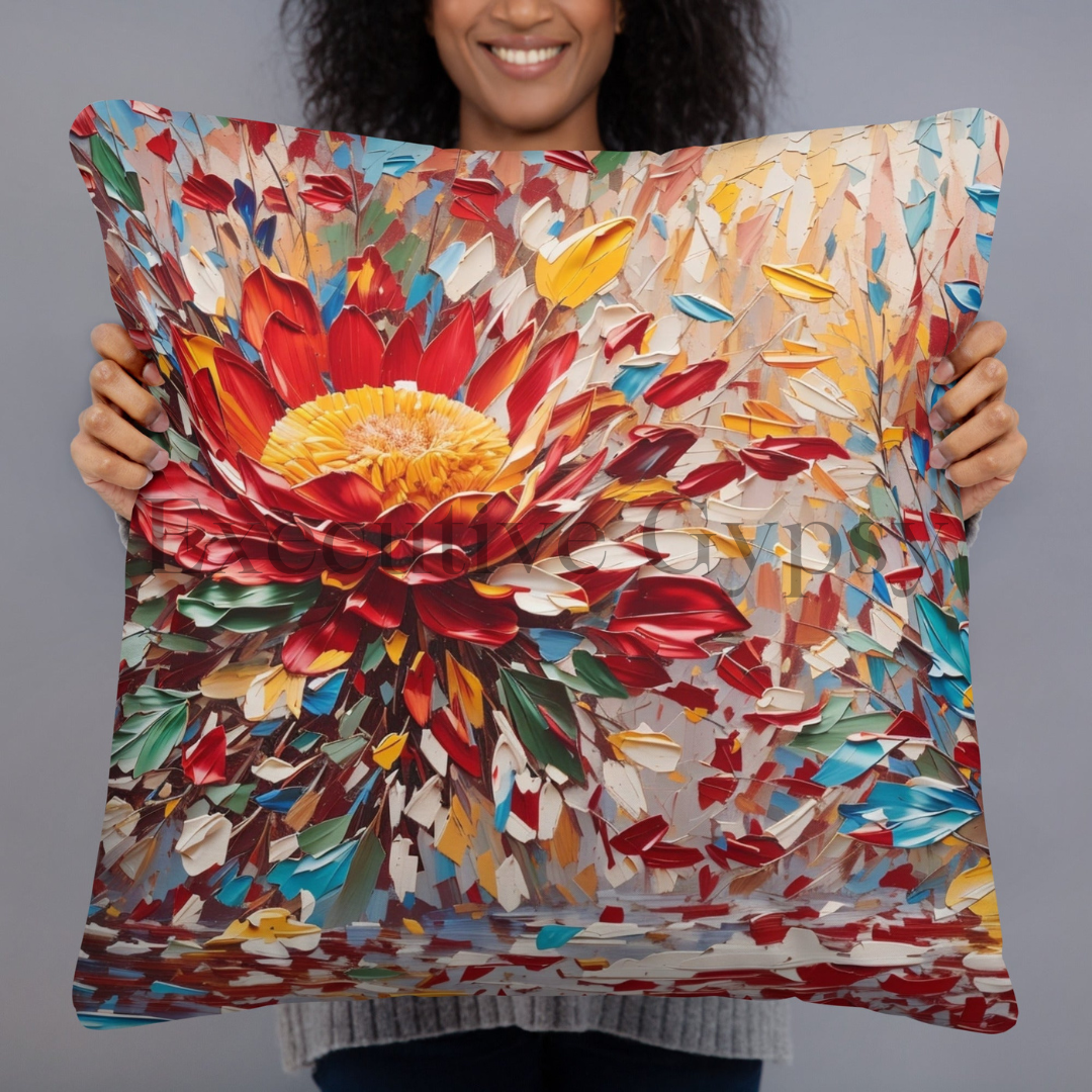 Winter Sunfower Basic Pillow