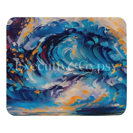 Winter Wave Mouse pad