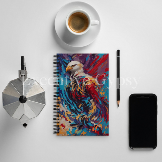 Eagle Spirit Spiral notebook