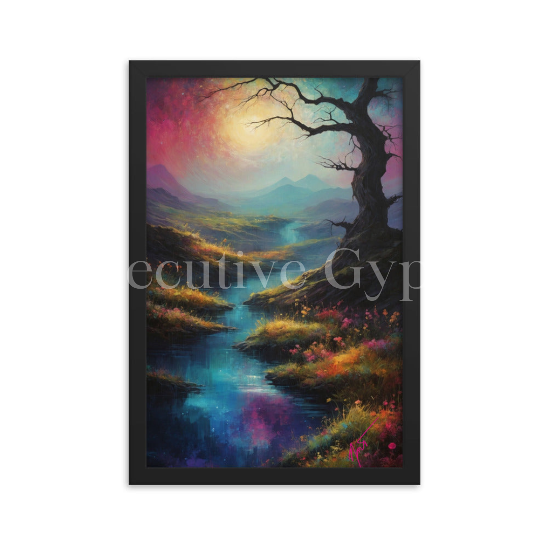 Evolved Meadow Framed poster