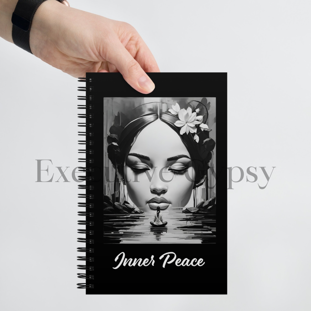 Inner Peace Spiral notebook