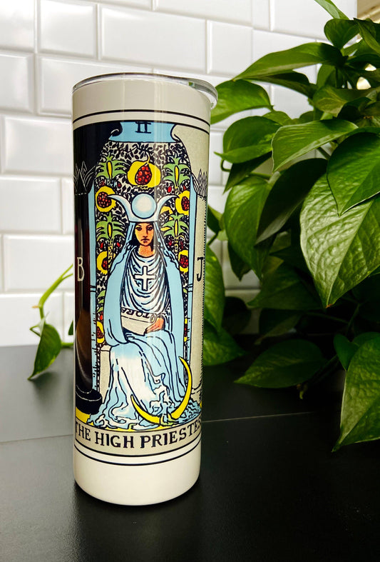The High Priestess Tarot Card 20 oz Stainless Steel Tumbler