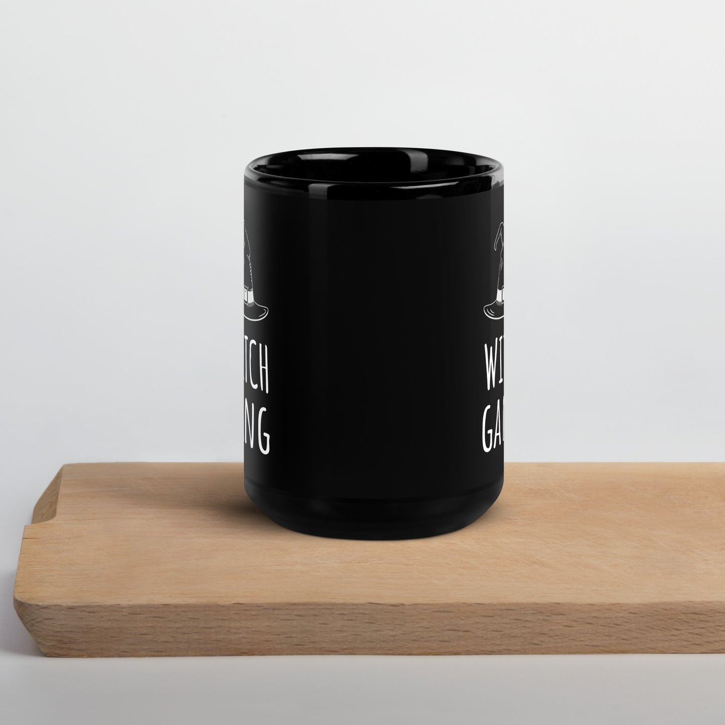 Witch Gang Black Glossy Mug