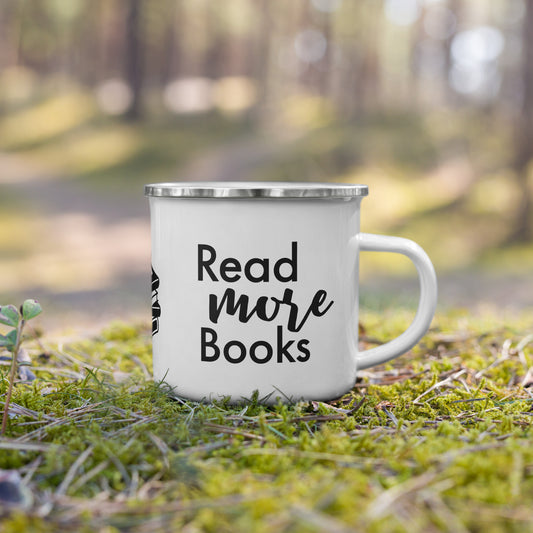 Read More Books Enamel Mug