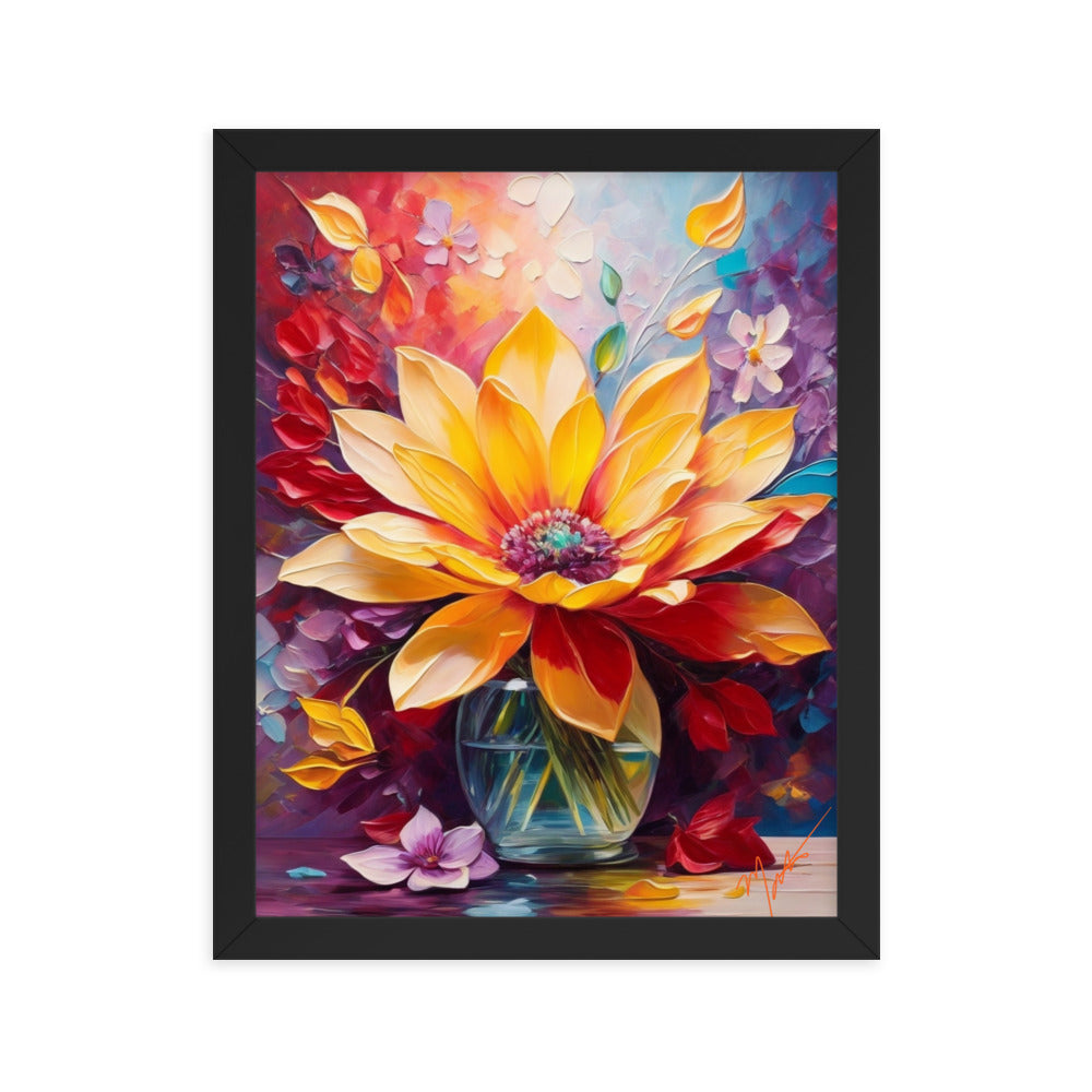 Flower Vase Framed Print