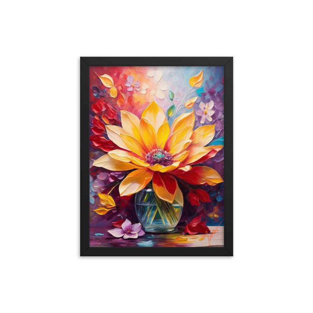 Flower Vase Framed Print