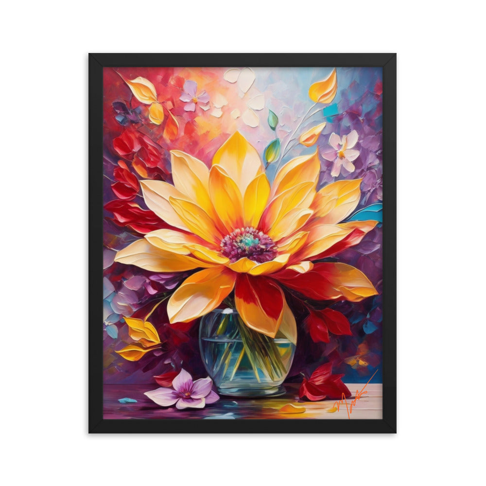 Flower Vase Framed Print