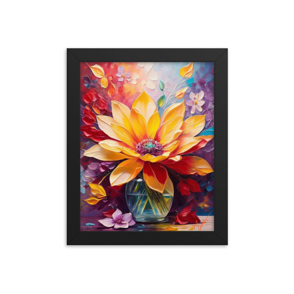 Flower Vase Framed Print