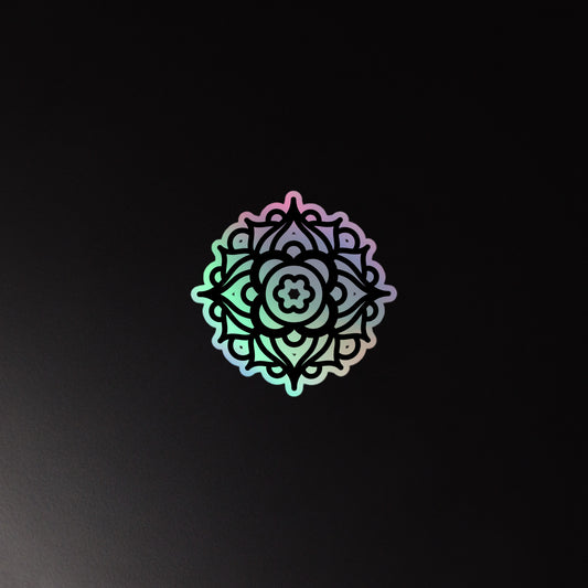 Mandala Holographic sticker