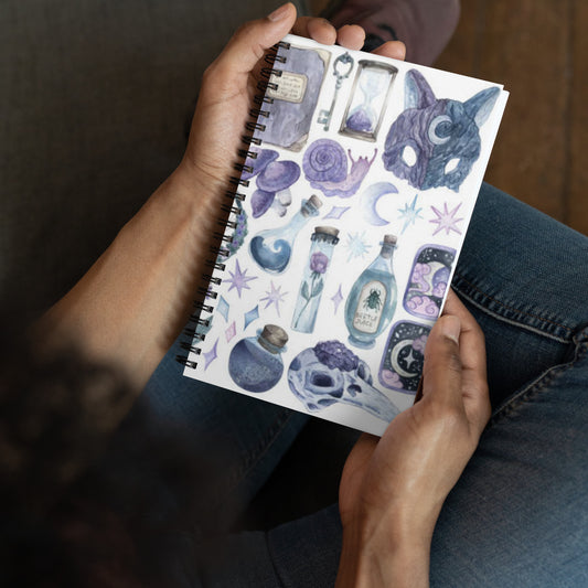 Witchy Spiral notebook