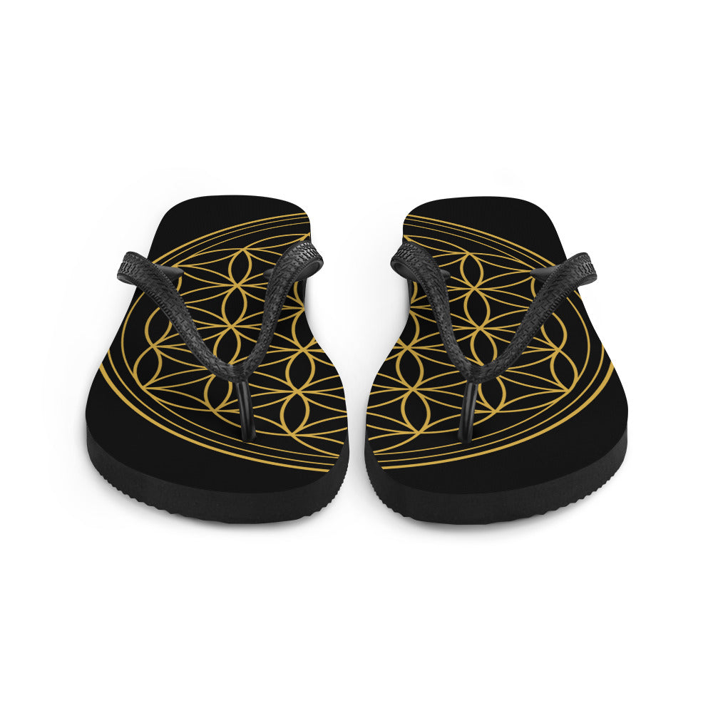 Flower of Life Flip-Flops