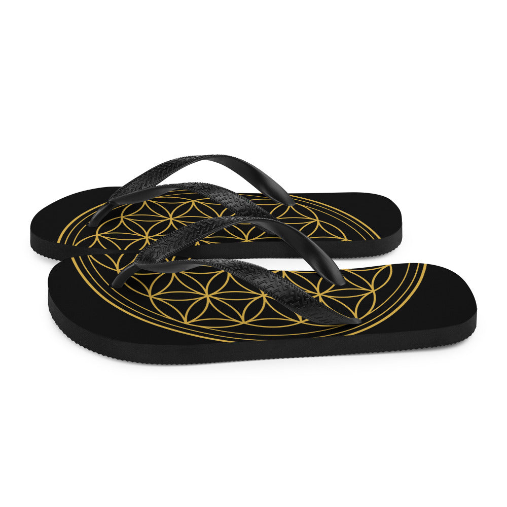 Flower of Life Flip-Flops