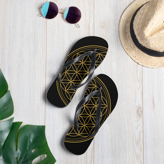 Flower of Life Flip-Flops