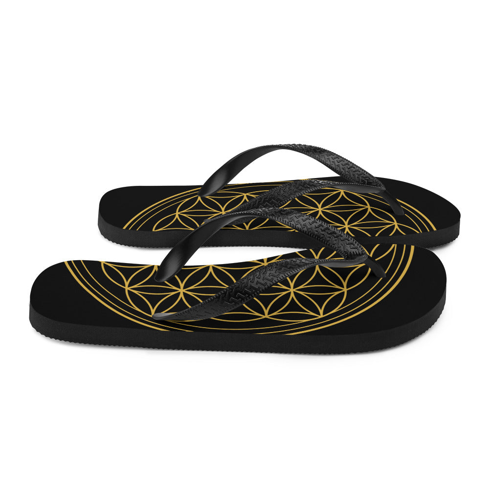 Flower of Life Flip-Flops