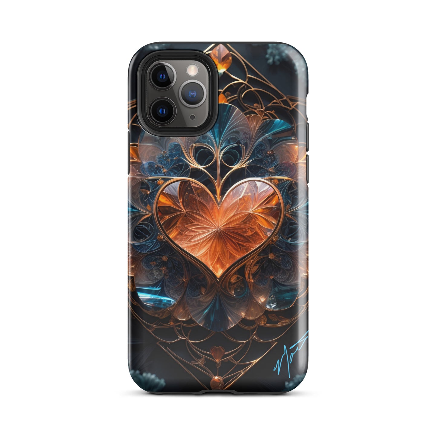 Glass Heart Tough Case for iPhone®