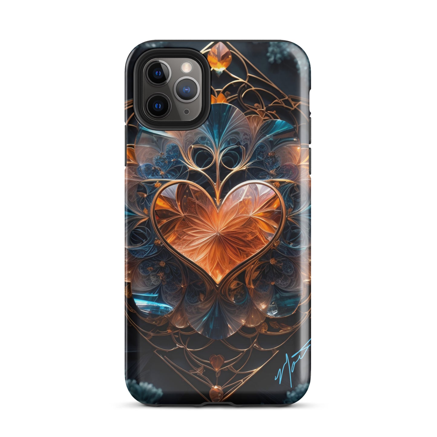 Glass Heart Tough Case for iPhone®