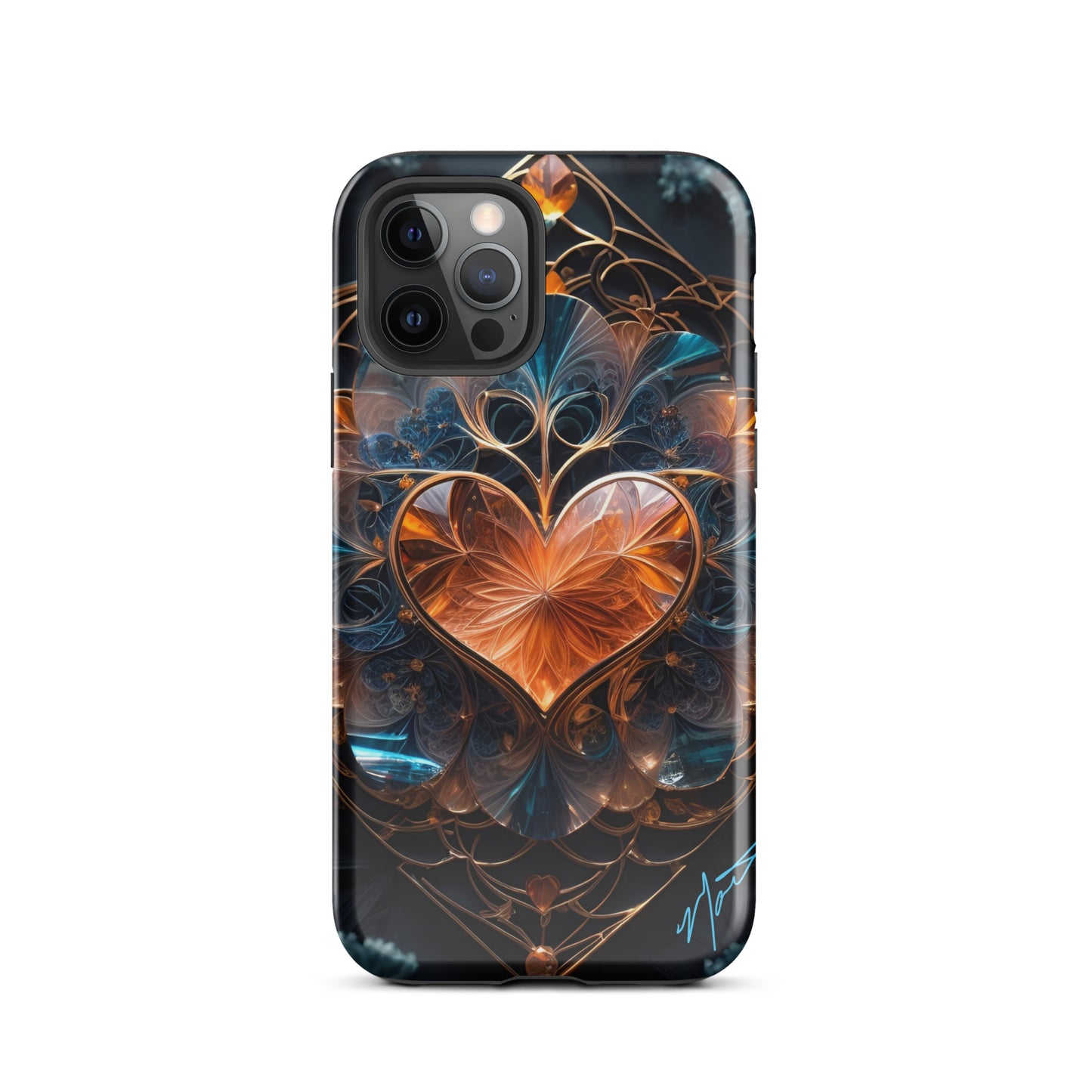 Glass Heart Tough Case for iPhone®