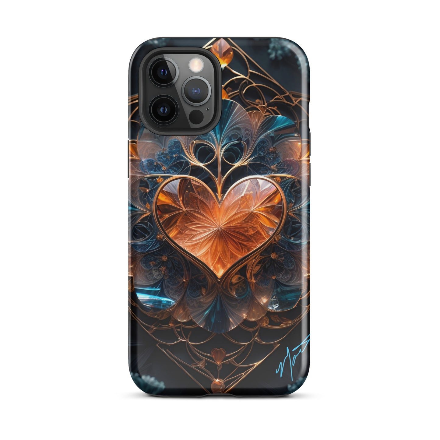 Glass Heart Tough Case for iPhone®