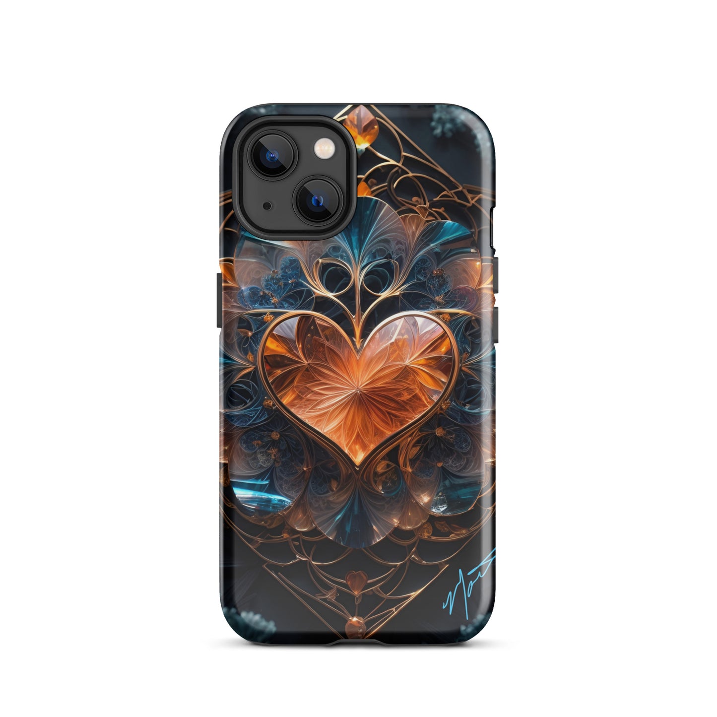 Glass Heart Tough Case for iPhone®