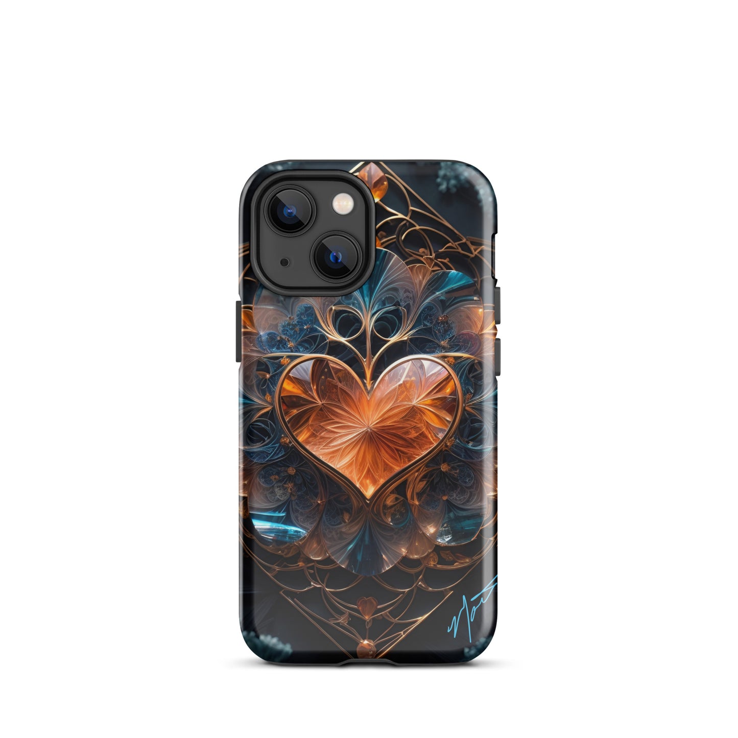 Glass Heart Tough Case for iPhone®