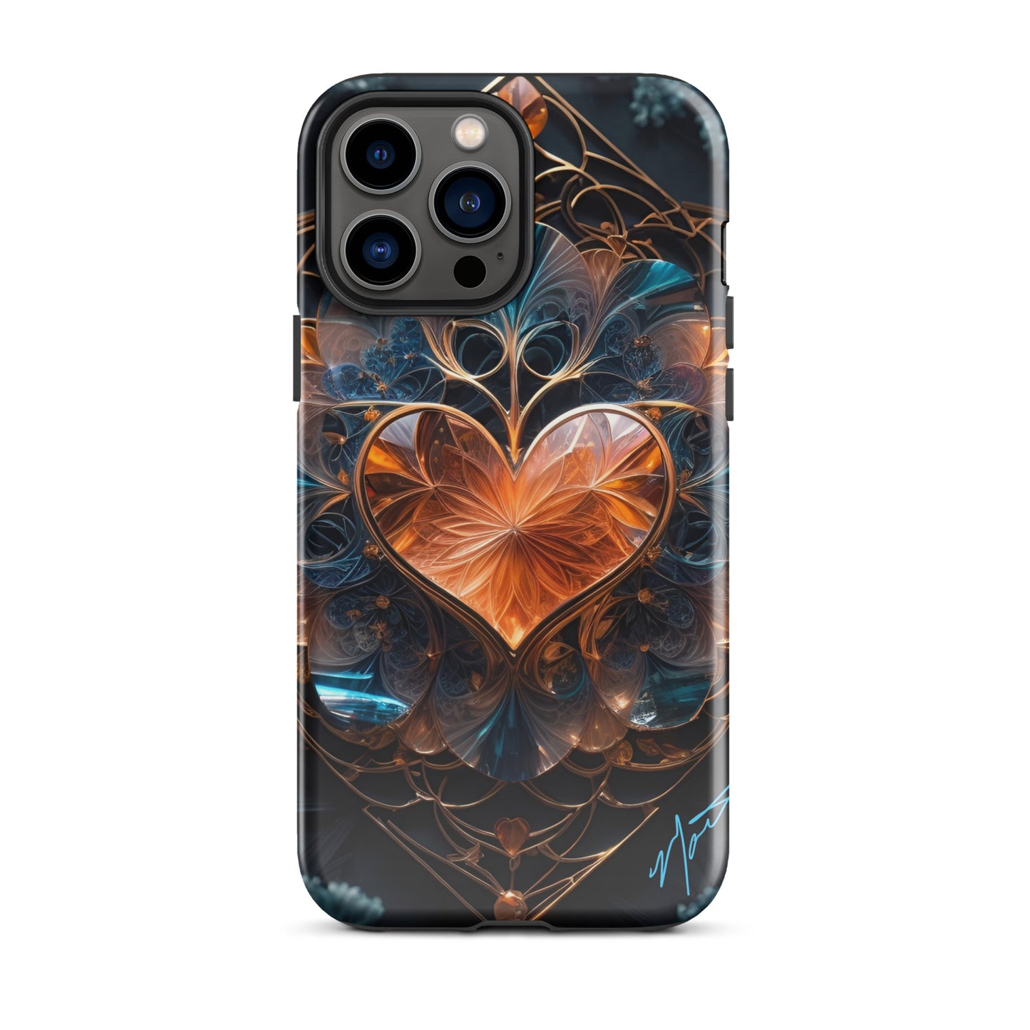 Glass Heart Tough Case for iPhone®