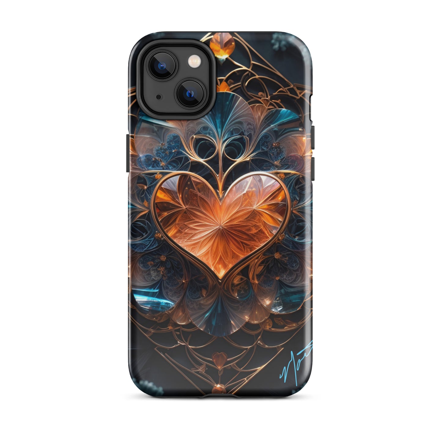 Glass Heart Tough Case for iPhone®