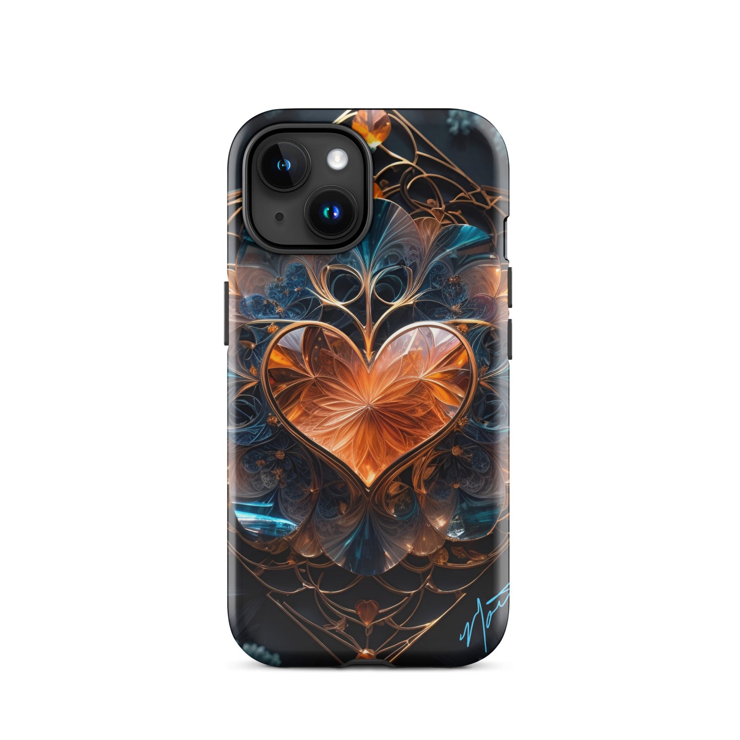 Glass Heart Tough Case for iPhone®