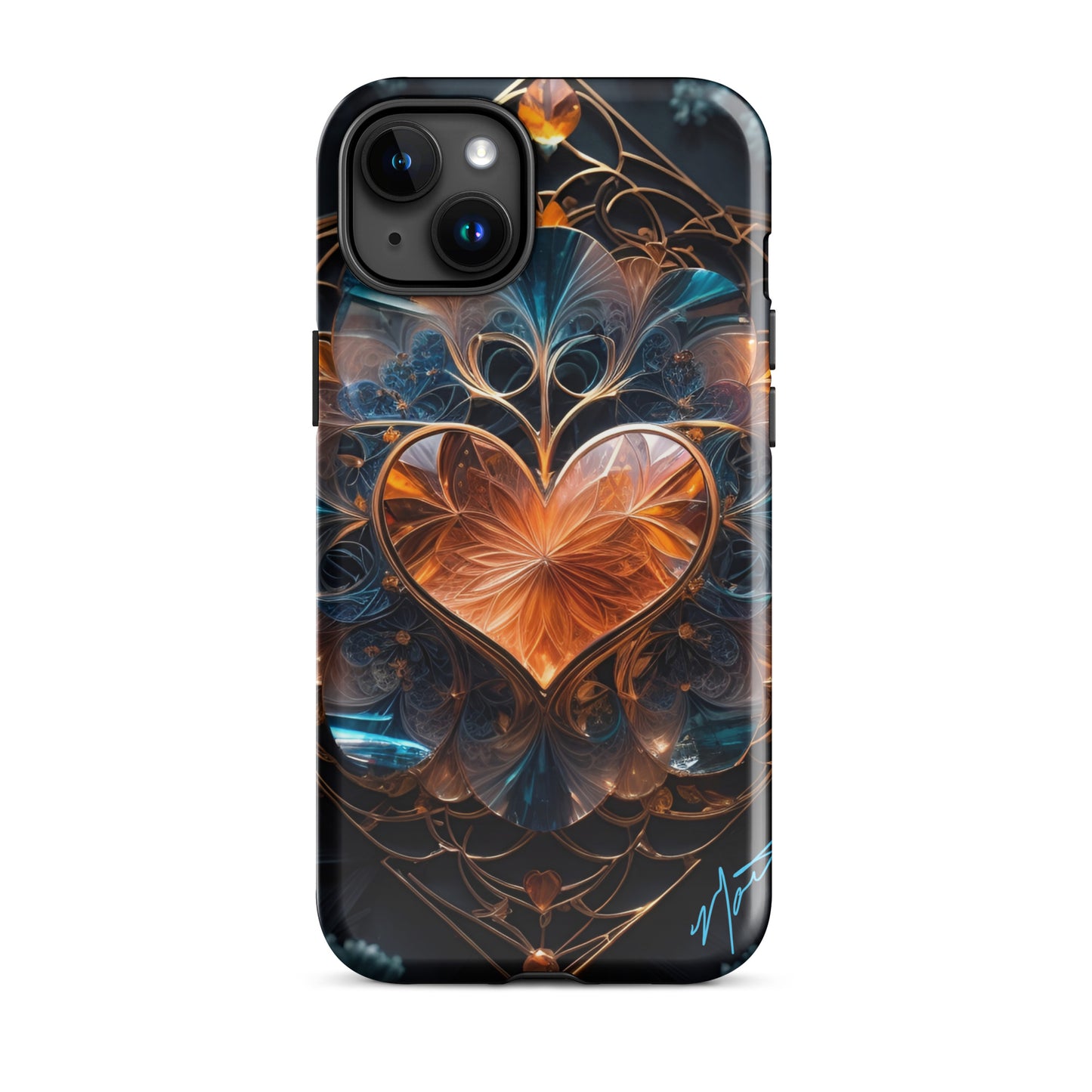 Glass Heart Tough Case for iPhone®