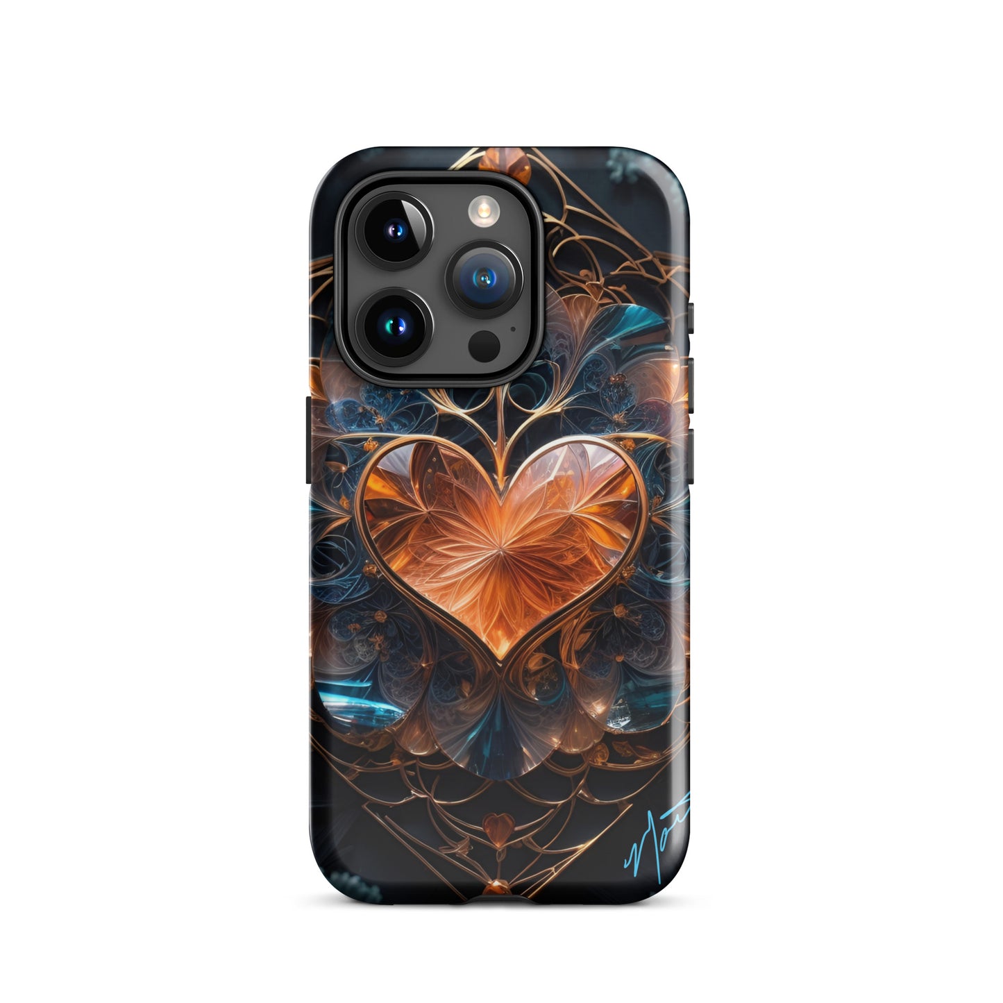 Glass Heart Tough Case for iPhone®