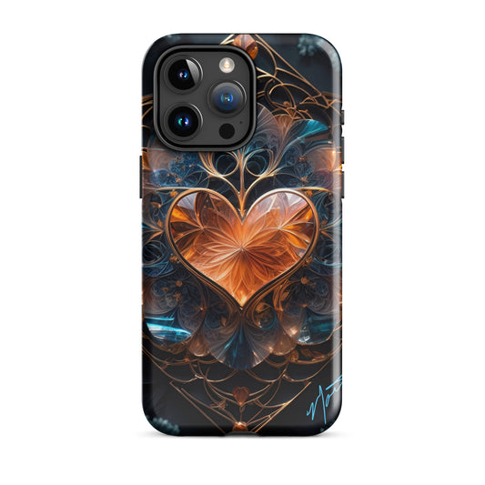 Glass Heart Tough Case for iPhone®
