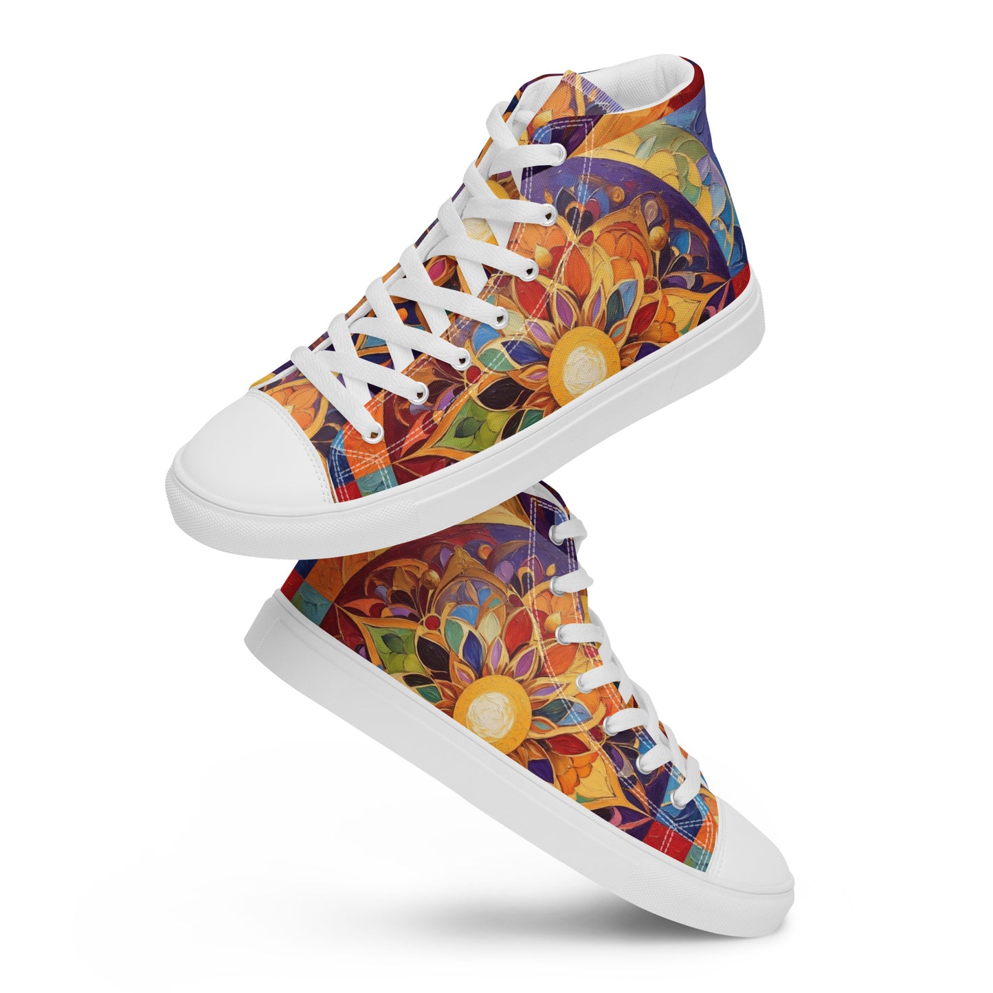 Women’s high top canvas shoes