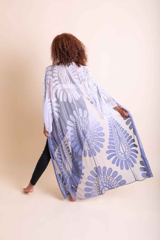 Ombre Bohemian Lace Kimono - Executive Gypsy