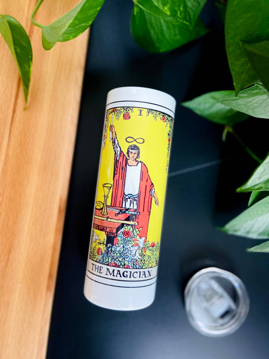 The Magician Tarot Card 20 oz Stainless Steel Tumbler