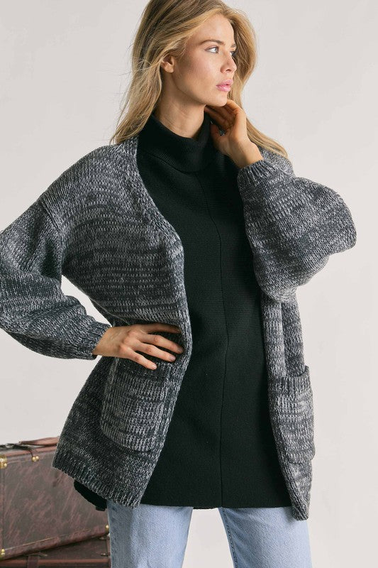 KNIT LONG SLEEVE CARDIGAN - Executive Gypsy