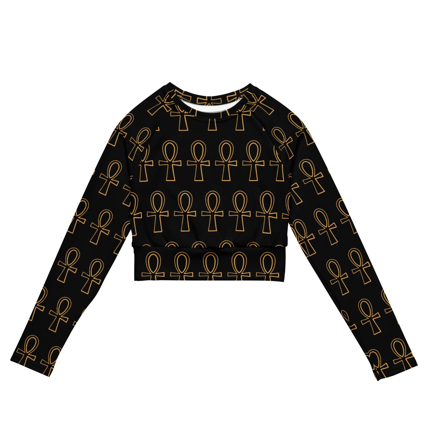 Ankh Recycled long-sleeve crop top - Executive Gypsy