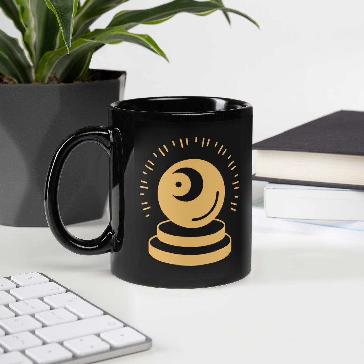 Fortune Teller Black Glossy Mug - Executive Gypsy