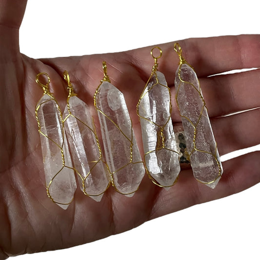 Lemurian Quartz Pendant - Executive Gypsy