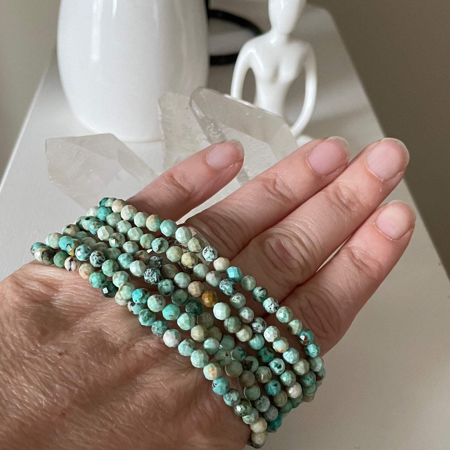 Peruvian Turquoise Stretch Bracelet - Executive Gypsy