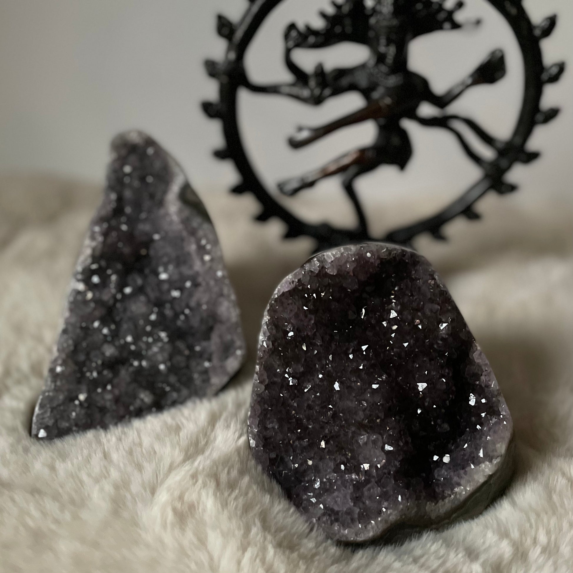 Black Amethyst Standing Cluster - Executive Gypsy