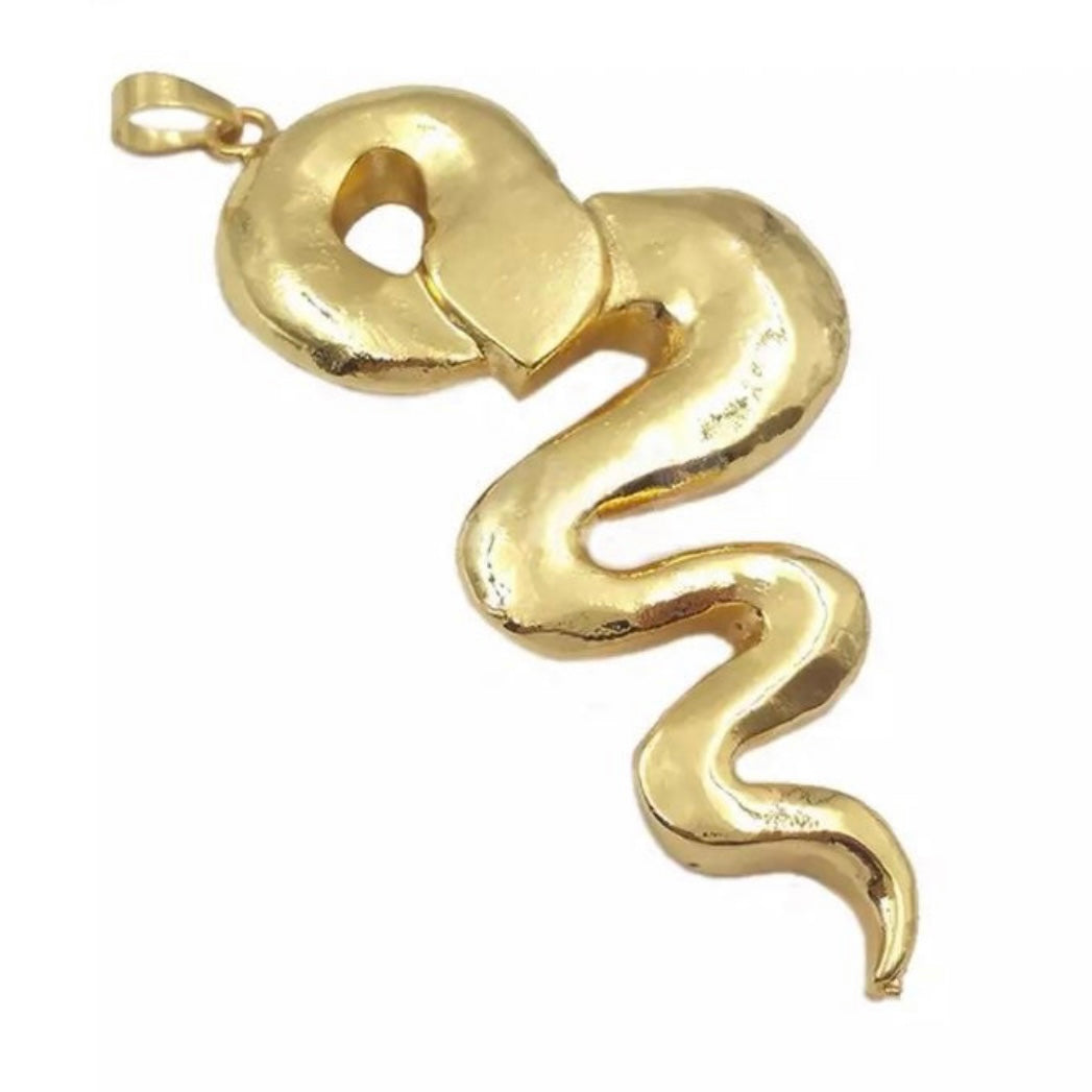 Gold Snake Pendant - Executive Gypsy