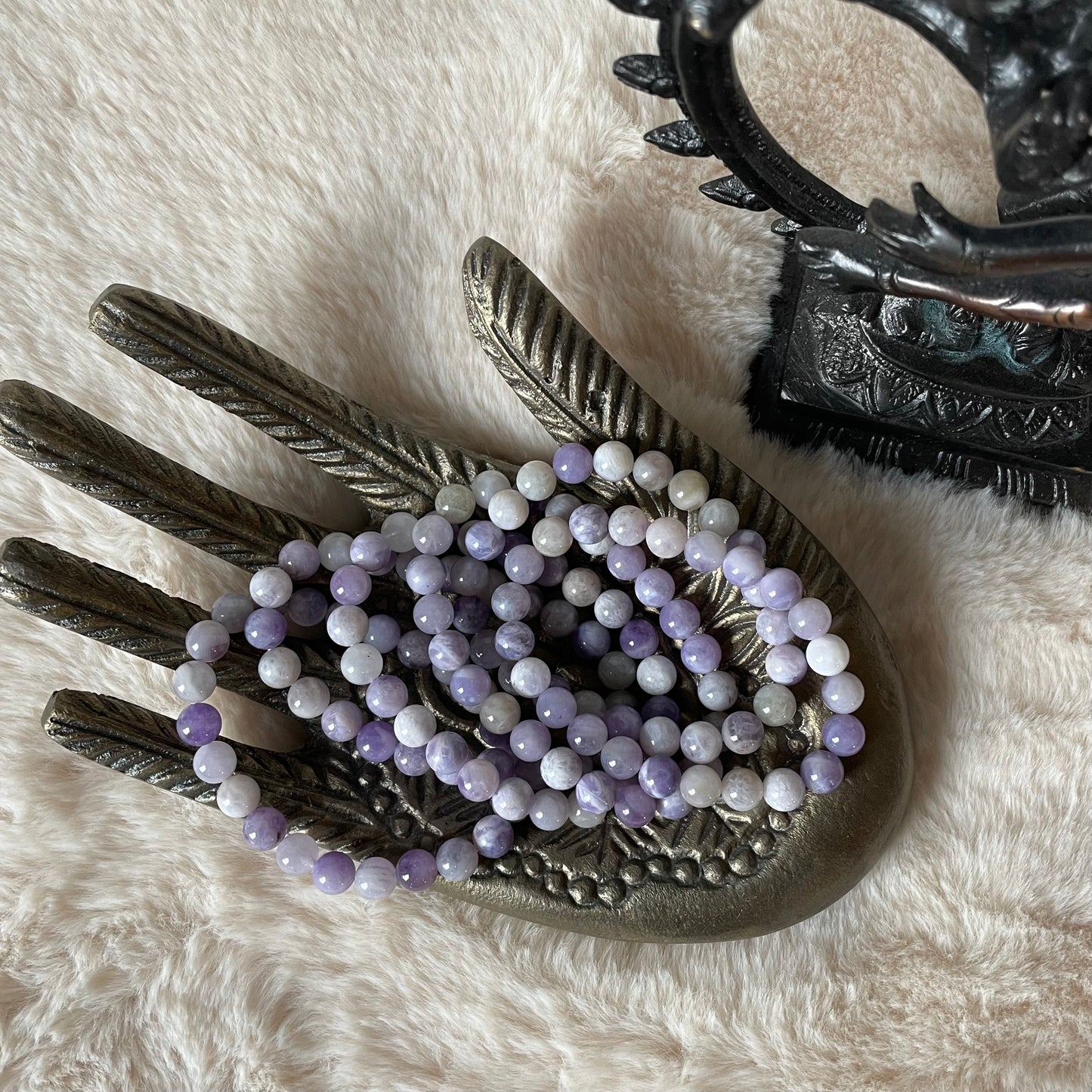 Lavender Jade Stretch Bracelet - Executive Gypsy